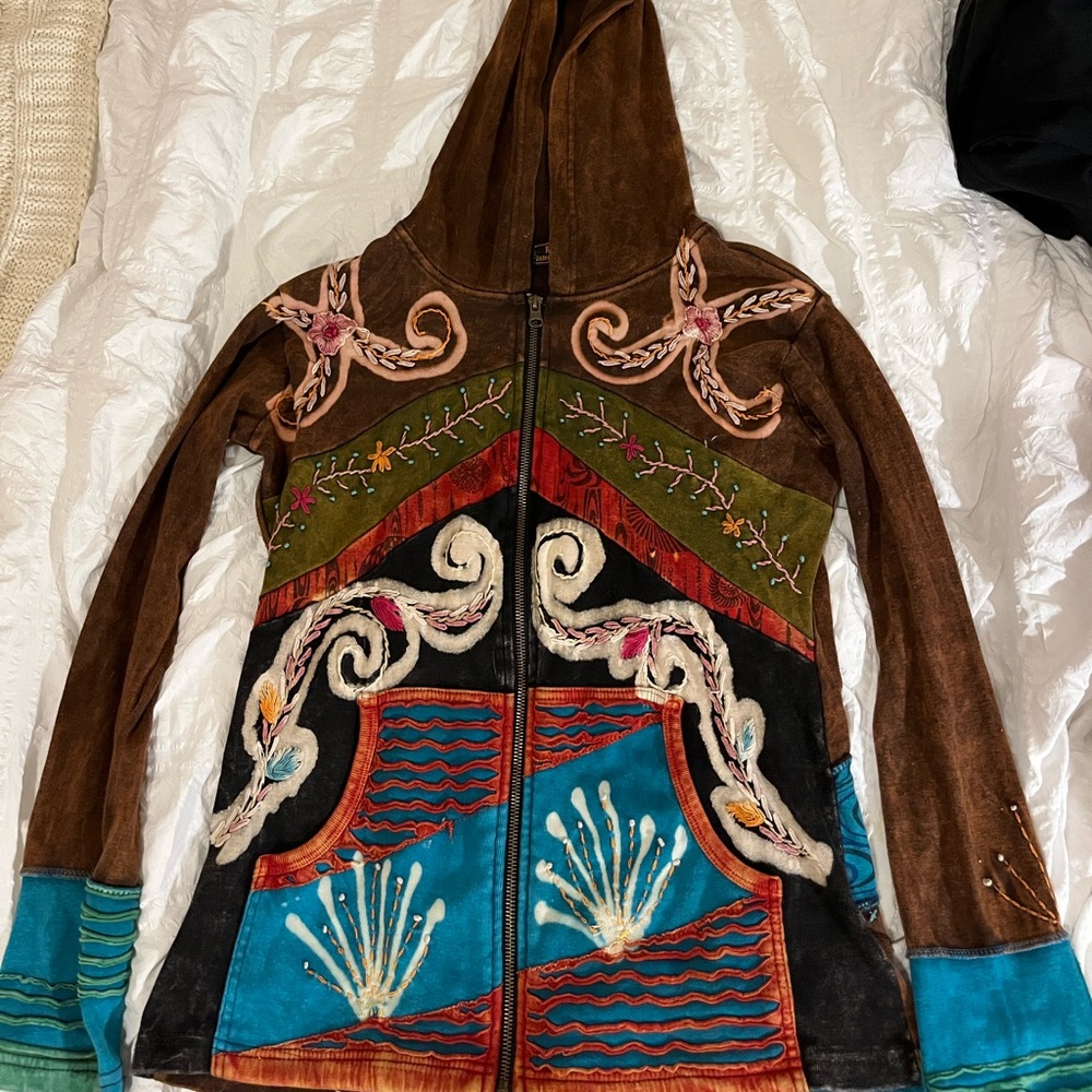 Unique hand made sweater